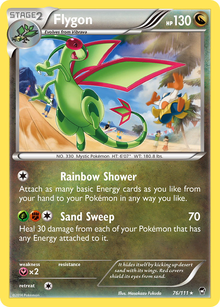 Flygon (76/111) [XY: Furious Fists] | Gear Gaming Bentonville