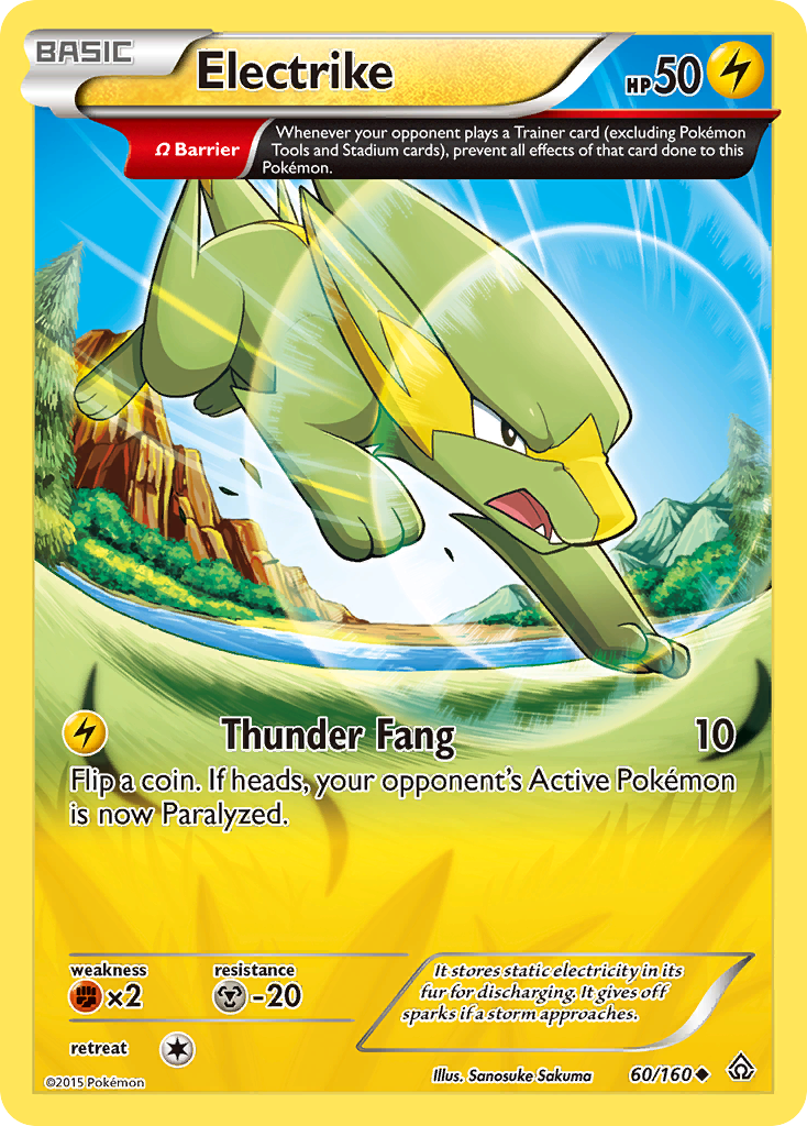 Electrike (60/160) [XY: Primal Clash] | Gear Gaming Bentonville