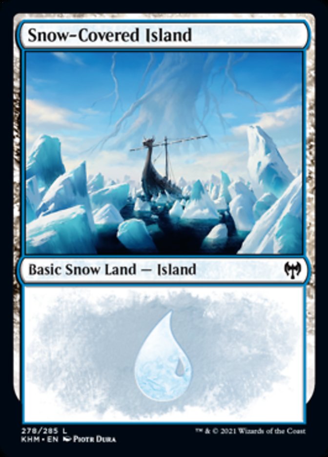 Snow-Covered Island (278) [Kaldheim] | Gear Gaming Bentonville