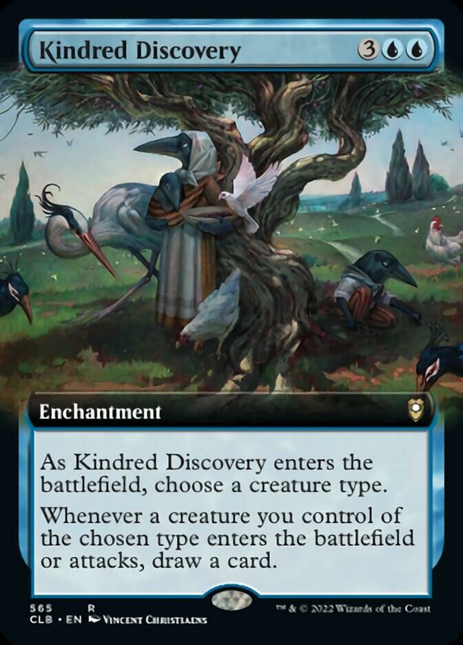 Kindred Discovery (Extended Art) [Commander Legends: Battle for Baldur's Gate] | Gear Gaming Bentonville