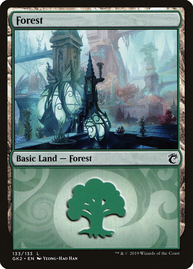 Forest (133) [Ravnica Allegiance Guild Kit] | Gear Gaming Bentonville