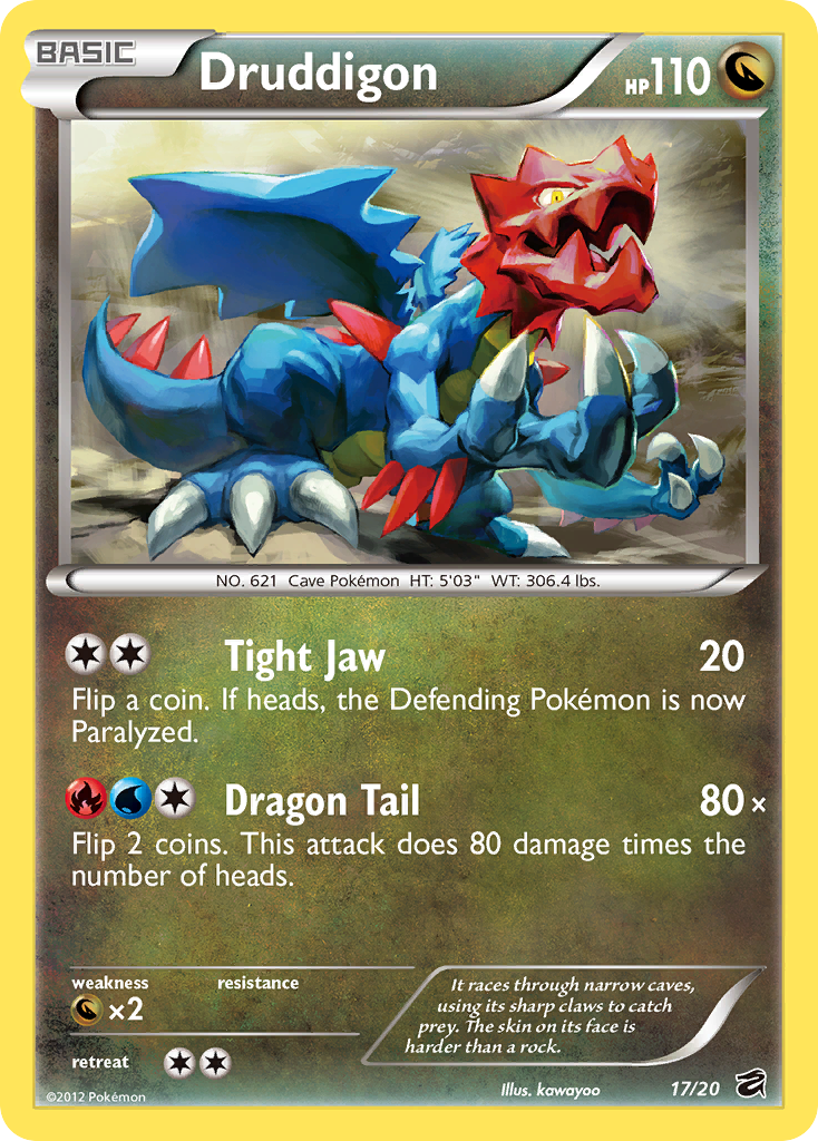 Druddigon (17/20) [Black & White: Dragon Vault] | Gear Gaming Bentonville