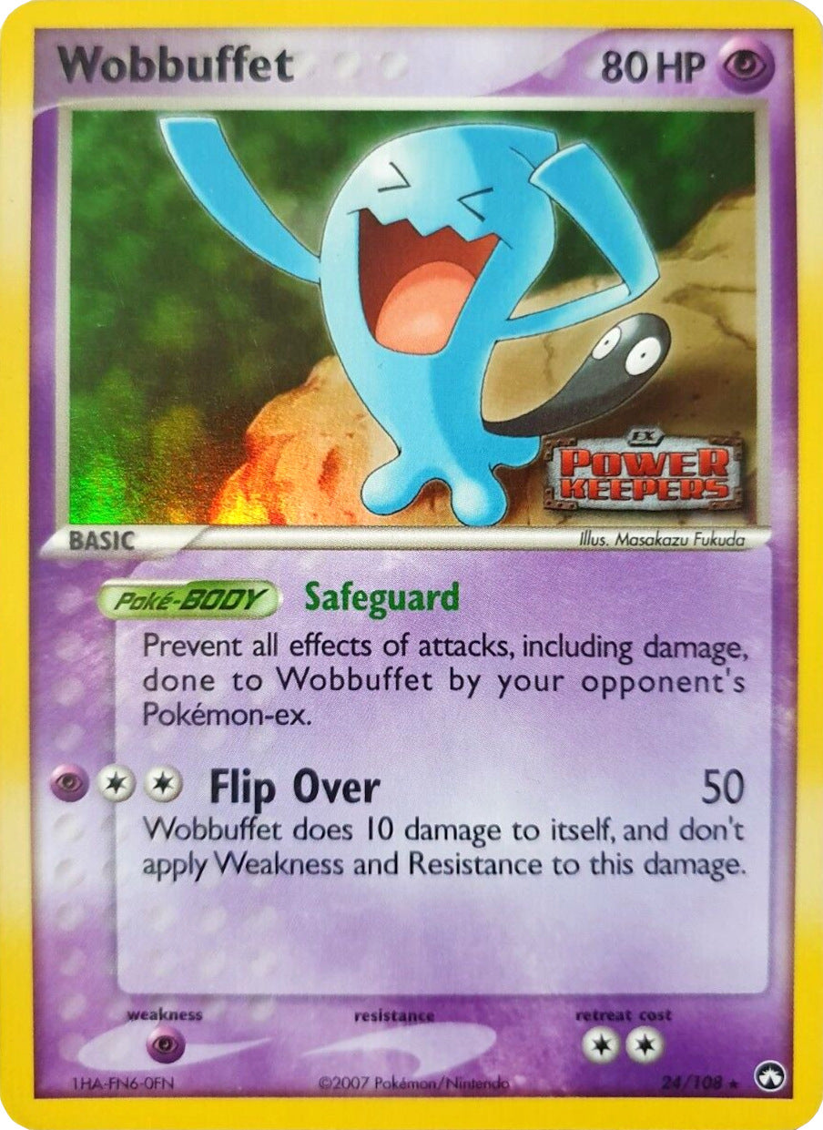 Wobbuffet (24/108) (Stamped) [EX: Power Keepers] | Gear Gaming Bentonville