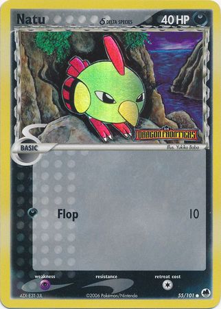 Natu (55/101) (Delta Species) (Stamped) [EX: Dragon Frontiers] | Gear Gaming Bentonville