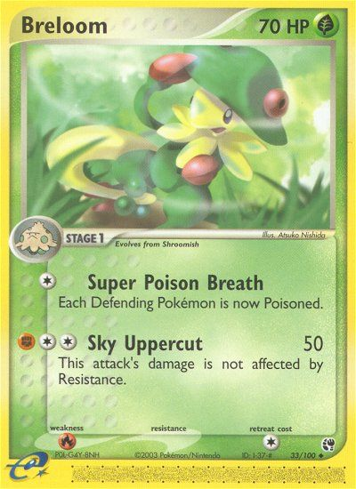 Breloom (33/100) [EX: Sandstorm] | Gear Gaming Bentonville