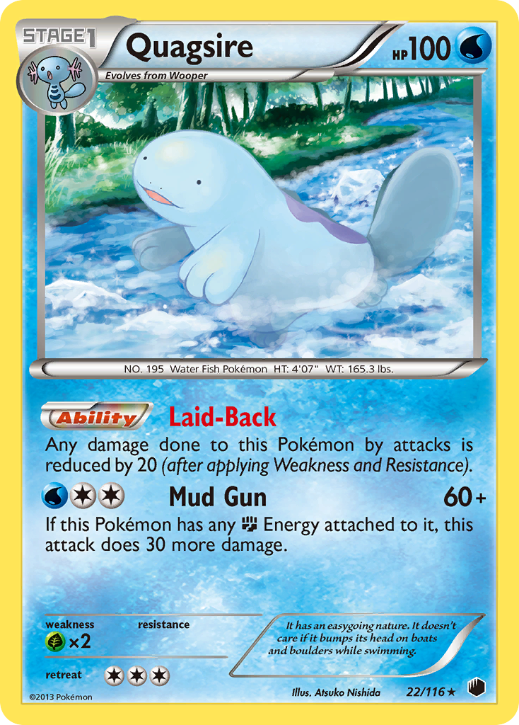 Quagsire (22/116) [Black & White: Plasma Freeze] | Gear Gaming Bentonville