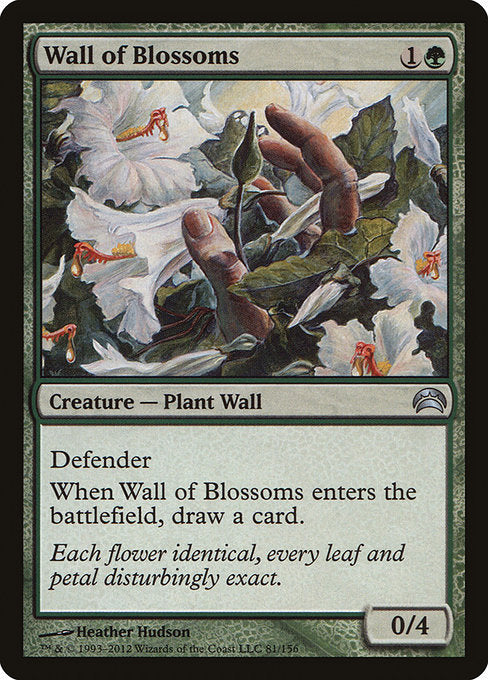 Wall of Blossoms [Planechase 2012] | Gear Gaming Bentonville