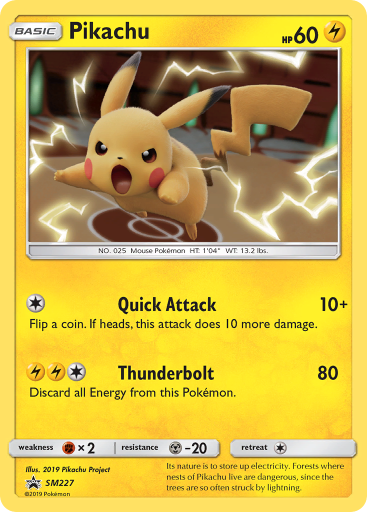 Pikachu (SM227) [Sun & Moon: Black Star Promos] | Gear Gaming Bentonville