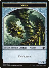 Wurm (032/036) // Goat Double-sided Token [Commander 2014 Tokens] | Gear Gaming Bentonville