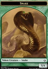 Snake // Zombie Double-sided Token [Hour of Devastation Tokens] | Gear Gaming Bentonville