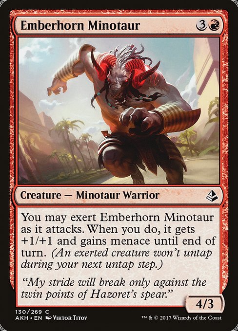 Emberhorn Minotaur [Amonkhet] | Gear Gaming Bentonville