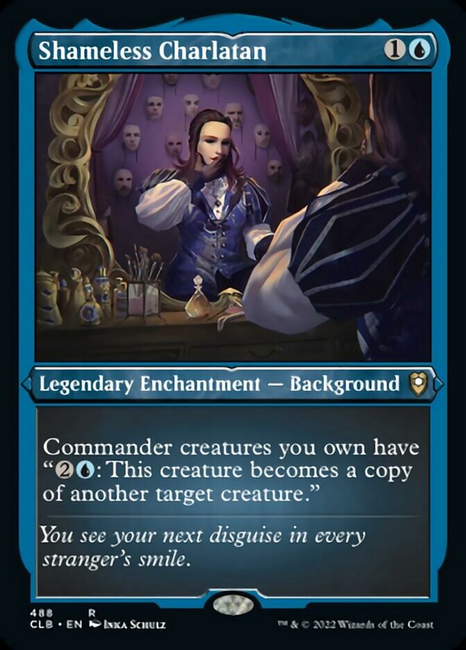 Shameless Charlatan (Foil Etched) [Commander Legends: Battle for Baldur's Gate] | Gear Gaming Bentonville