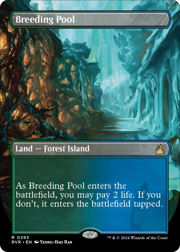 Breeding Pool (Borderless) [Ravnica Remastered] | Gear Gaming Bentonville