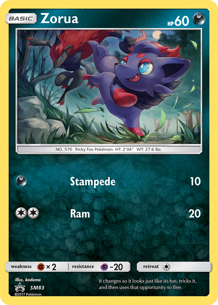 Zorua (SM83) [Sun & Moon: Black Star Promos] | Gear Gaming Bentonville