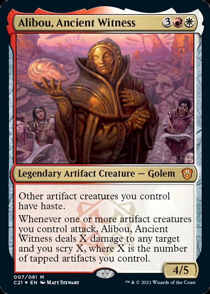 Alibou, Ancient Witness [Commander 2021] | Gear Gaming Bentonville