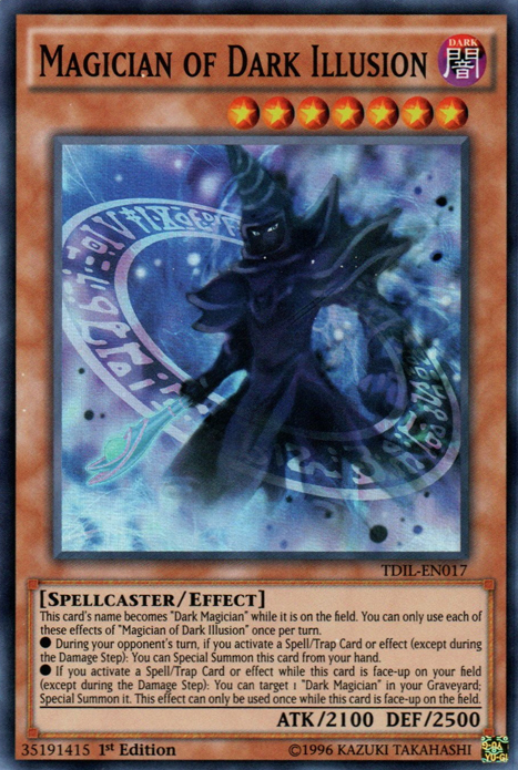 Magician of Dark Illusion [TDIL-EN017] Super Rare | Gear Gaming Bentonville