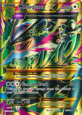 M Rayquaza EX (98/98) (Jumbo Card) [XY: Ancient Origins] | Gear Gaming Bentonville