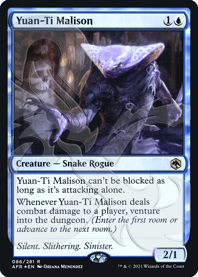 Yuan-Ti Malison (Ampersand Promo) [Dungeons & Dragons: Adventures in the Forgotten Realms Promos] | Gear Gaming Bentonville