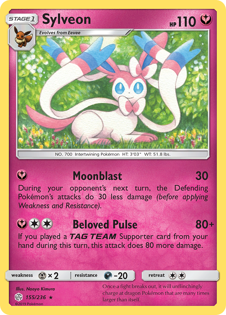 Sylveon (155/236) [Sun & Moon: Cosmic Eclipse] | Gear Gaming Bentonville