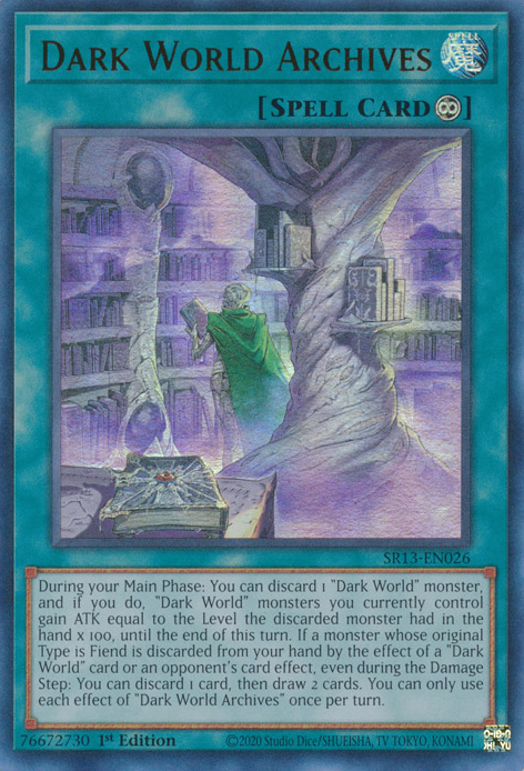Dark World Archives [SR13-EN026] Ultra Rare | Gear Gaming Bentonville