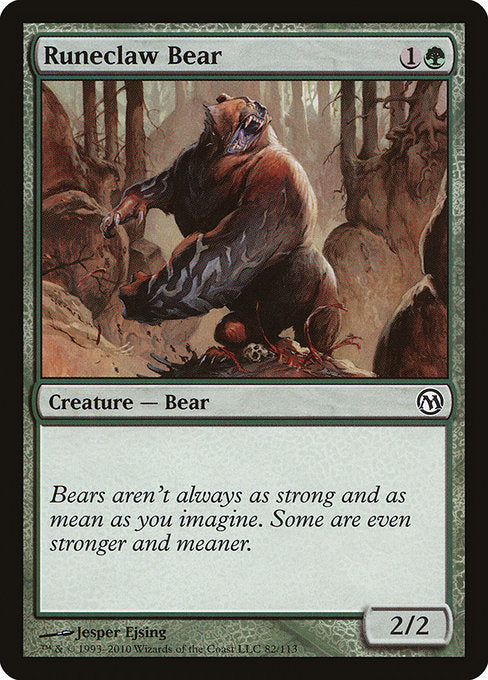 Runeclaw Bear [Duels of the Planeswalkers] | Gear Gaming Bentonville