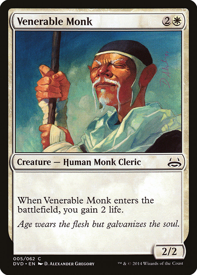 Venerable Monk (Divine vs. Demonic) [Duel Decks Anthology] | Gear Gaming Bentonville