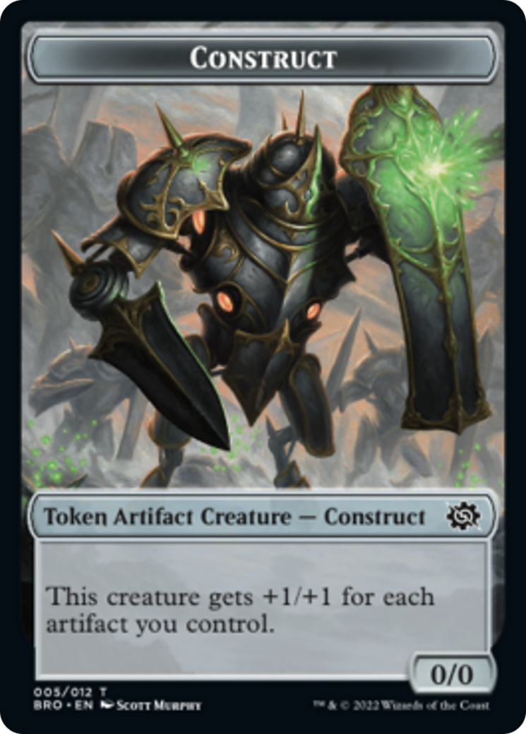 Construct Token (005) [The Brothers' War Tokens] | Gear Gaming Bentonville