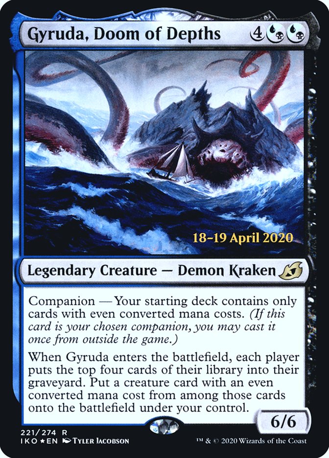 Gyruda, Doom of Depths  [Ikoria: Lair of Behemoths Prerelease Promos] | Gear Gaming Bentonville