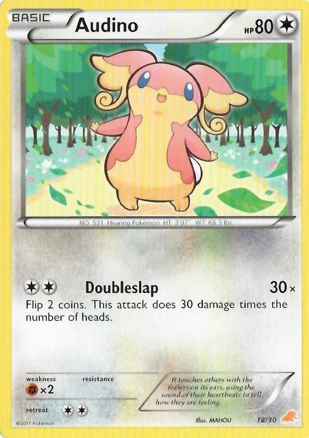 Audino (18/30) [Black & White: Trainer Kit - Excadrill] | Gear Gaming Bentonville