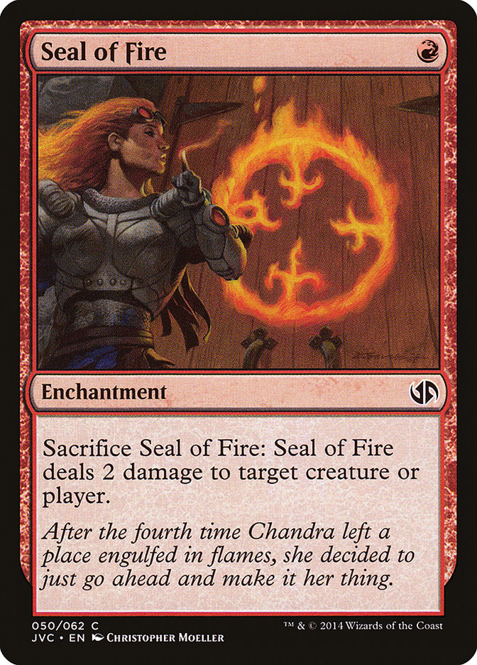 Seal of Fire [Duel Decks Anthology] | Gear Gaming Bentonville