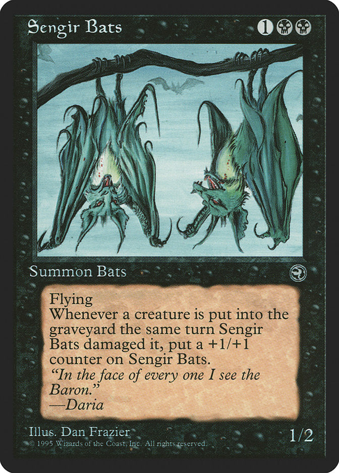 Sengir Bats (Daria Flavor Text) [Homelands] | Gear Gaming Bentonville