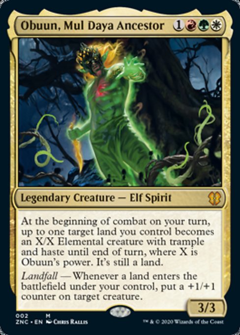 Obuun, Mul Daya Ancestor [Commander: Zendikar Rising] | Gear Gaming Bentonville