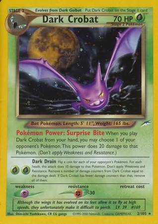 Dark Crobat (2/105) [Neo Destiny Unlimited] | Gear Gaming Bentonville