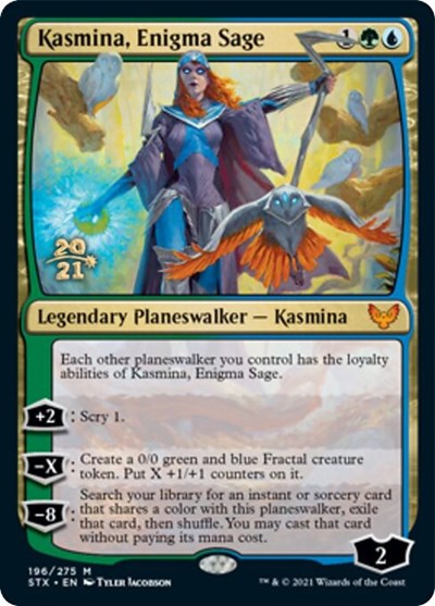 Kasmina, Enigma Sage [Strixhaven: School of Mages Prerelease Promos] | Gear Gaming Bentonville