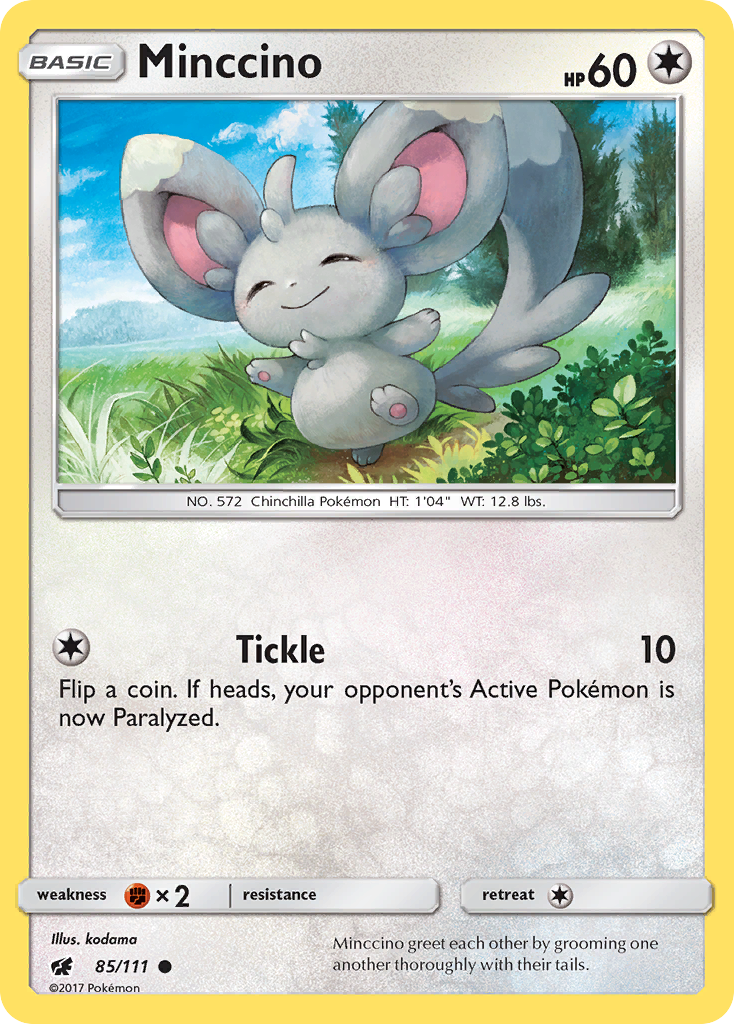 Minccino (85/111) [Sun & Moon: Crimson Invasion] | Gear Gaming Bentonville