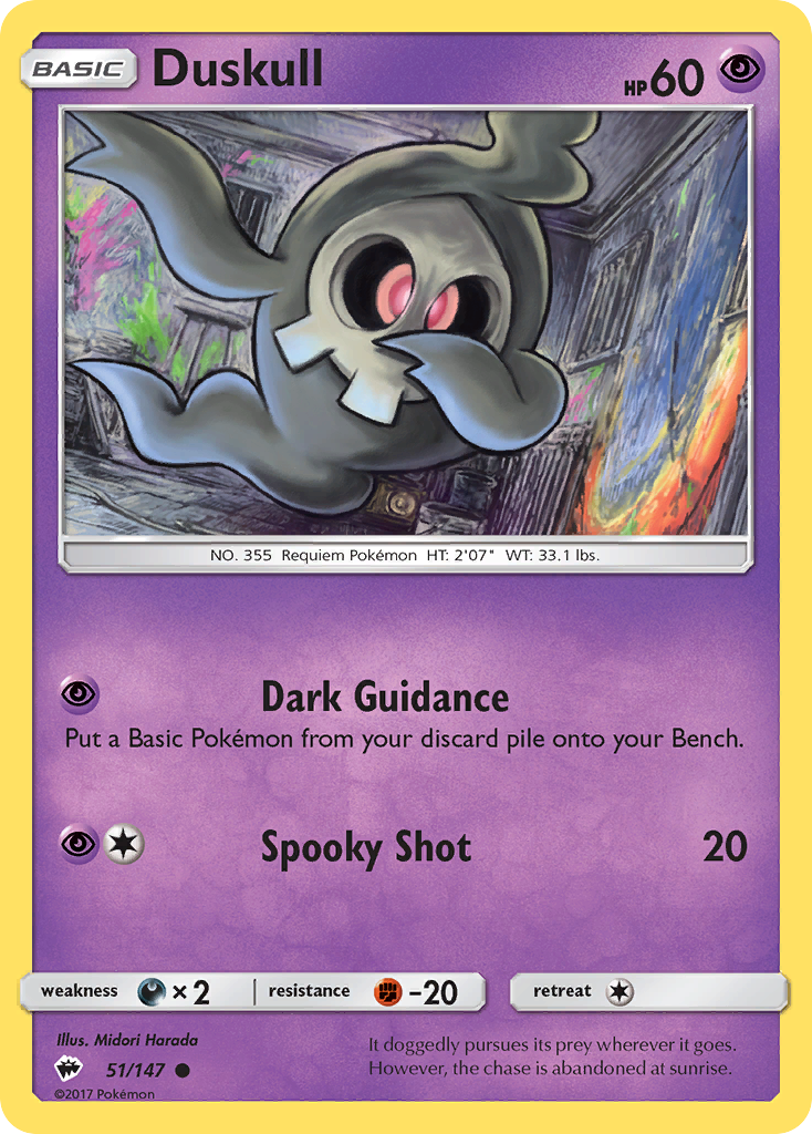 Duskull (51/147) [Sun & Moon: Burning Shadows] | Gear Gaming Bentonville