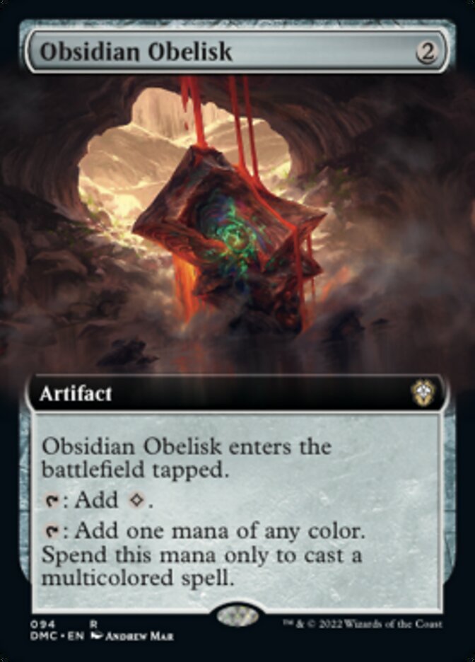 Obsidian Obelisk (Extended Art) [Dominaria United Commander] | Gear Gaming Bentonville