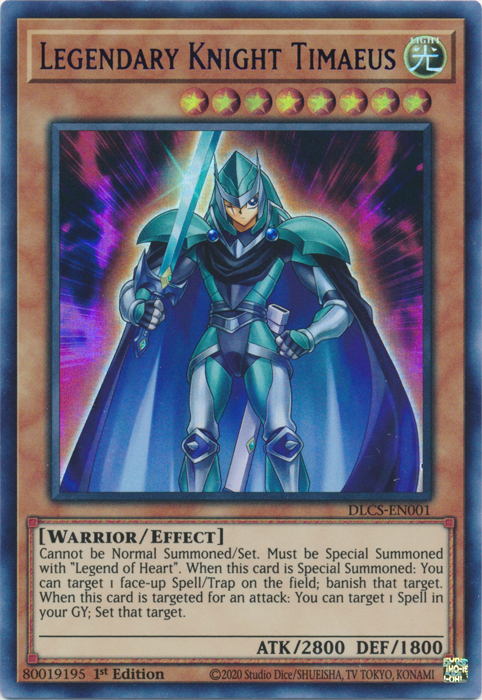 Legendary Knight Timaeus (Blue) [DLCS-EN001] Ultra Rare | Gear Gaming Bentonville