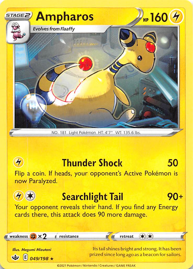 Ampharos (049/198) [Sword & Shield: Chilling Reign] | Gear Gaming Bentonville