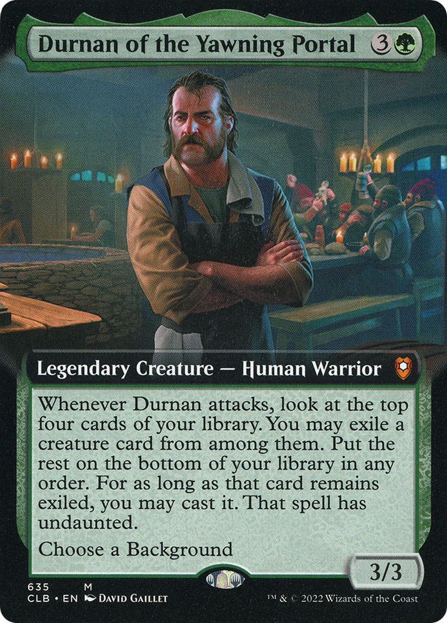 Durnan of the Yawning Portal (Extended Art) [Commander Legends: Battle for Baldur's Gate] | Gear Gaming Bentonville