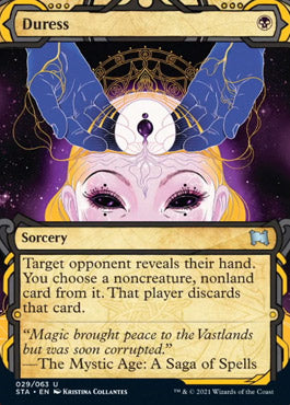 Duress (Etched Foil) [Strixhaven Mystical Archive] | Gear Gaming Bentonville