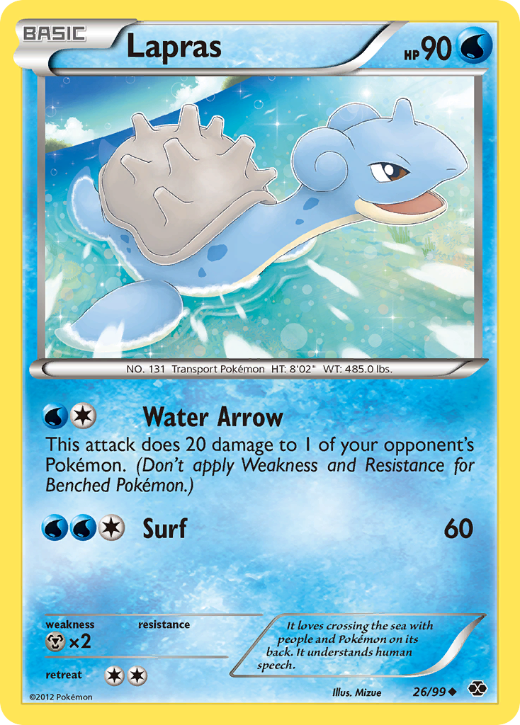 Lapras (26/99) [Black & White: Next Destinies] | Gear Gaming Bentonville