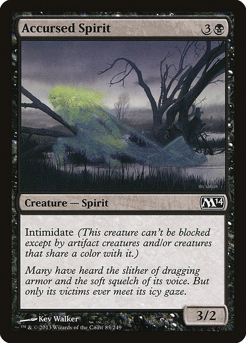 Accursed Spirit [Magic 2014 (M14)] | Gear Gaming Bentonville