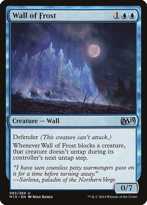 Wall of Frost [Magic 2015 (M15)] | Gear Gaming Bentonville