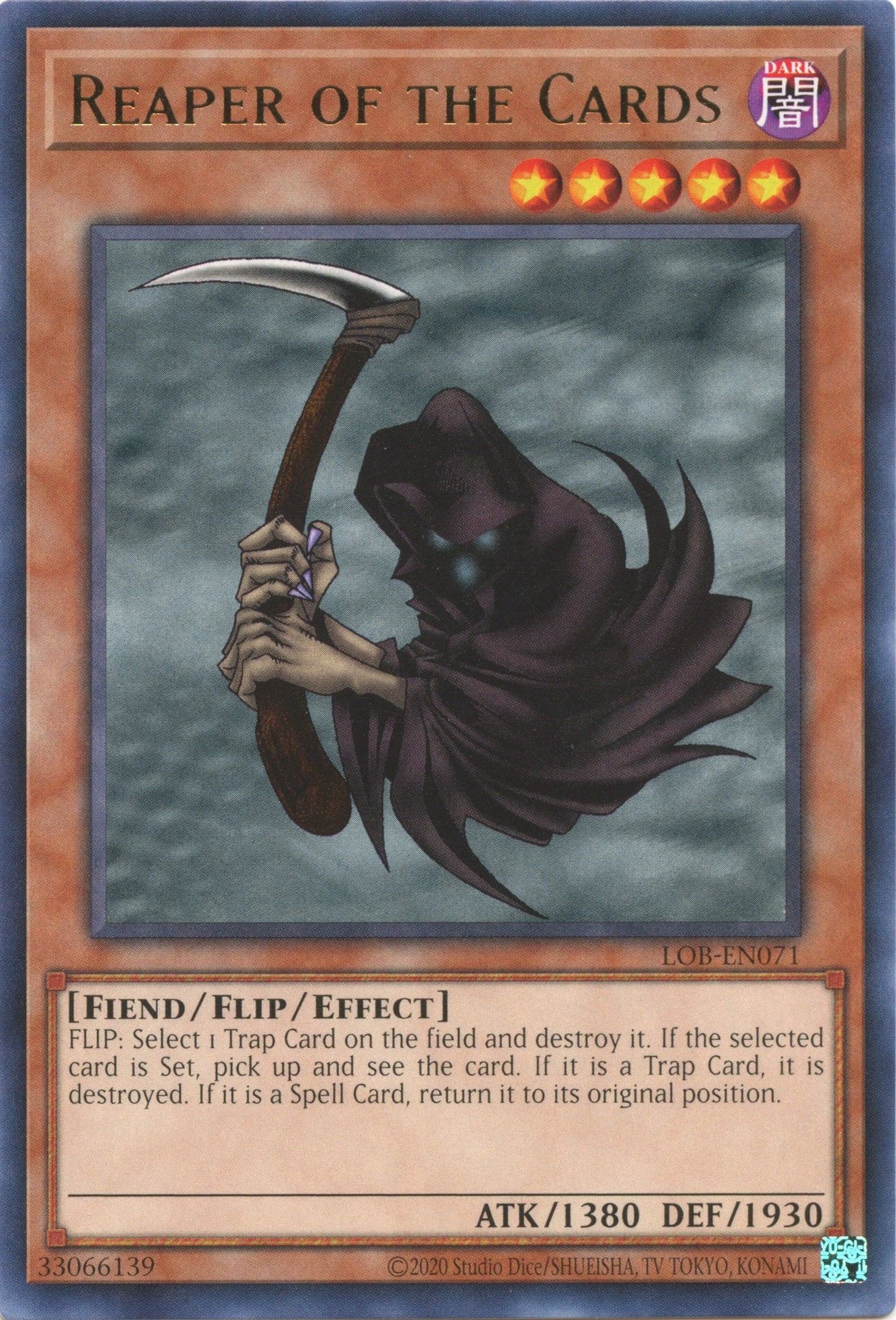 Reaper of the Cards (25th Anniversary) [LOB-EN071] Rare | Gear Gaming Bentonville