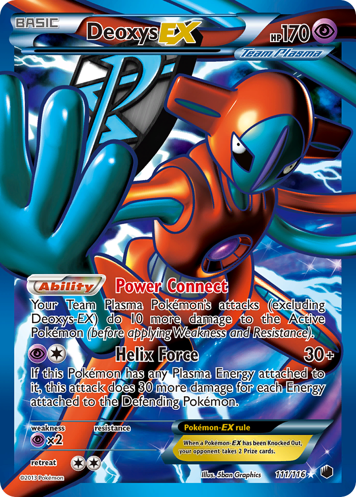 Deoxys EX (111/116) [Black & White: Plasma Freeze] | Gear Gaming Bentonville