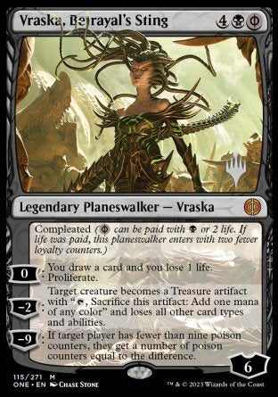 Vraska, Betrayal's Sting (Promo Pack) [Phyrexia: All Will Be One Promos] | Gear Gaming Bentonville