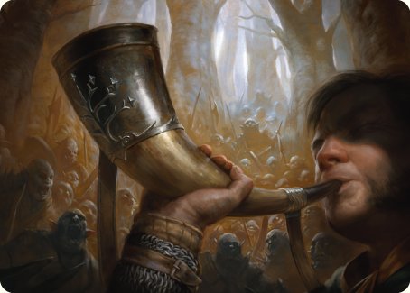 Horn of Gondor Art Card [The Lord of the Rings: Tales of Middle-earth Art Series] | Gear Gaming Bentonville