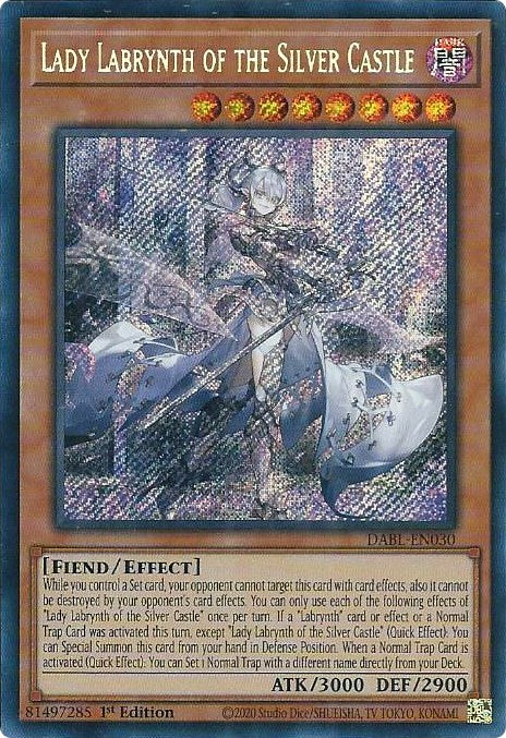 Lady Labrynth of the Silver Castle [DABL-EN030] Secret Rare | Gear Gaming Bentonville