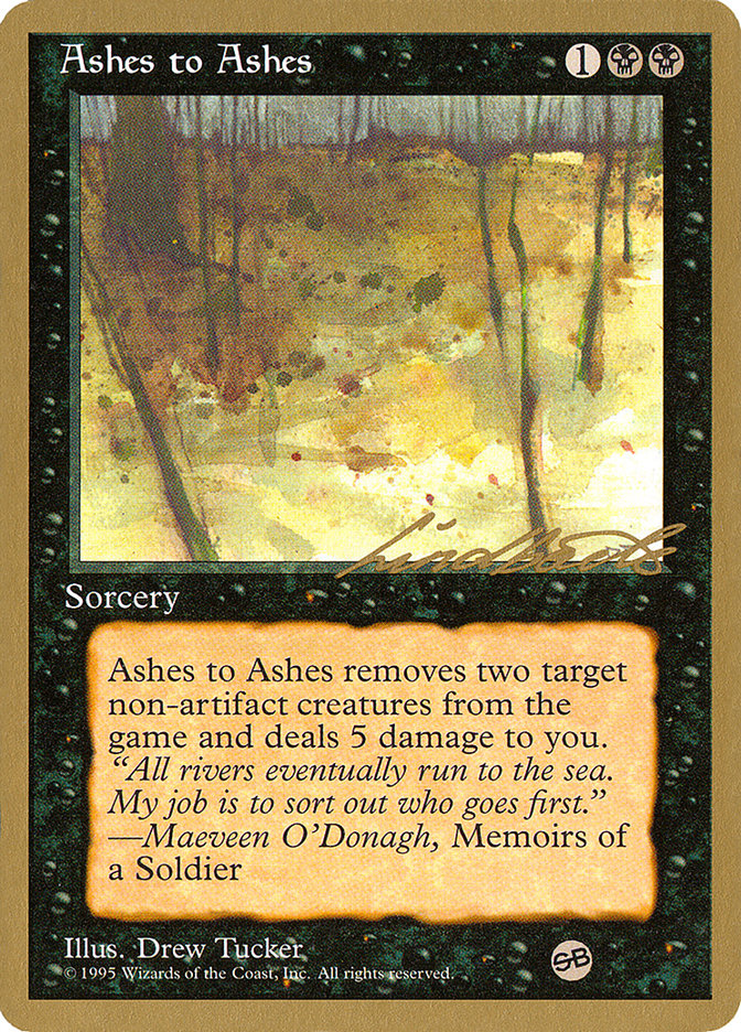 Ashes to Ashes (Leon Lindback) (SB) [Pro Tour Collector Set] | Gear Gaming Bentonville